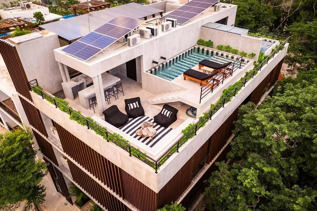 Apartment Luxury Jungle Loft Noir Beach Club Tulum